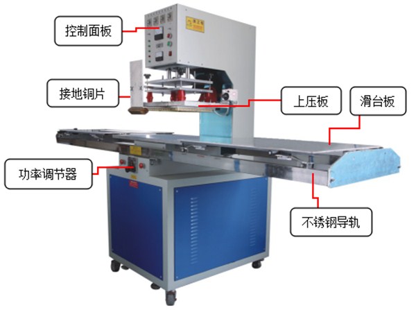 單頭滑臺高周波熔接機